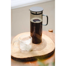 Load image into Gallery viewer, Hario Glass Iced &amp; Cold Brew Tea Pitcher - Gray (27oz/800ml)
