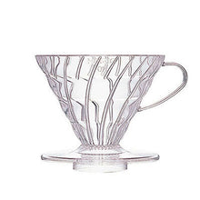 Load image into Gallery viewer, V60 Plastic Coffee Dripper 02 - Clear
