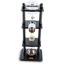 Load image into Gallery viewer, Yama 6-8 Cup Cold Brew Tower Straight Black Wood Frame (32oz)
