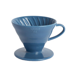 Load image into Gallery viewer, V60 Ceramic Coffee Dripper 02 - Light Blue
