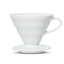 Load image into Gallery viewer, V60 Ceramic Coffee Dripper 02 - White
