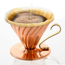 Load image into Gallery viewer, V60 Copper Coffee Dripper 02
