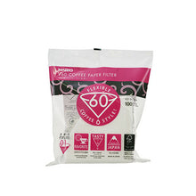 Load image into Gallery viewer, V60 White Paper Filters, Size 01 (100 ct)
