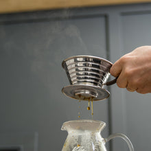 Load image into Gallery viewer, Kalita Wave 185 Stainless Steel Coffee Dripper
