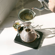 Load image into Gallery viewer, Yama Glass Silverton Brewer w/ Black Base &amp; Silver Accents
