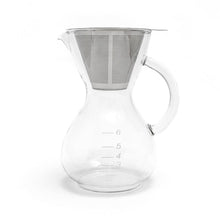 Load image into Gallery viewer, Yama Coffee Drip Pot w/ Glass Handle &amp; Filter Cone - 30oz
