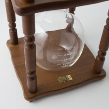Load image into Gallery viewer, Yama 25 Cup Cold Brew Tower Curved Brown Wood Frame (100oz)
