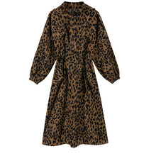 Load image into Gallery viewer, H&amp;H Oversized Leopard Trench Coat
