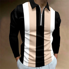 Load image into Gallery viewer, H&amp;H Men&#39;s Zipper Long-Sleeved Casual Slim Polo Shirt
