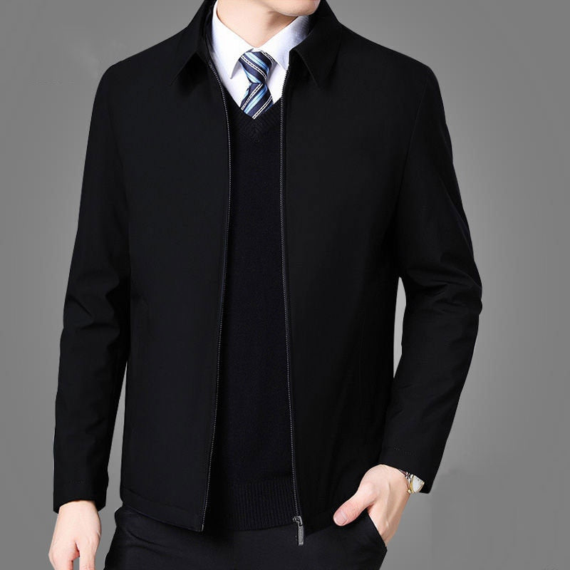 H&H Down-Turned Collar Men's Winter Jacket