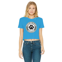 Load image into Gallery viewer, Classic Women&#39;s Cropped Raw Edge T-Shirt
