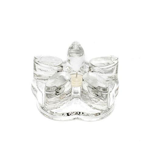 Yama Solid Glass Teapot Wamer w/ Tea Light