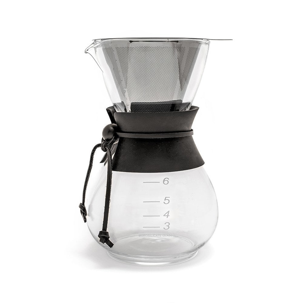 Yama Glass Coffee Drip Pot w/ Stainless Cone Filter - 30oz