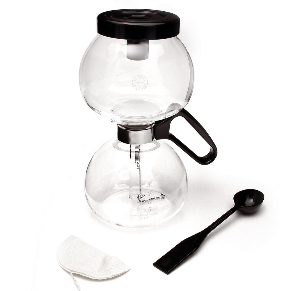 Yama Glass 8 Cup Stovetop Siphon Coffee Maker (24oz)